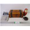 Image 1 : Trinket Chest, Adding Machine, Santa Nesting Dolls and Compass