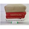 Image 1 : (4) Books- (2) on Natural Healing, Home Remedies and Complete Book of the Garden