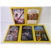 Image 3 : (10) National Geographics-Various Years and (4) Assorted Novels
