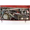 Image 3 : Craftsman Red Toolbox with Assorted Sockets, Wrenches, Screwdrivers, - 21" x 9" x 12" Bottom Drawer 