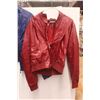 Image 2 : (3) Faux Leather Jackets - Size XS and S