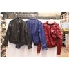Image 8 : (3) Faux Leather Jackets - Size XS and S