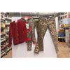 Image 1 : (2) Leopard Pattern Pants - Size S & M, (2) Bunny Hugs - Leopard Hello Kitty and Red Velour, Size S