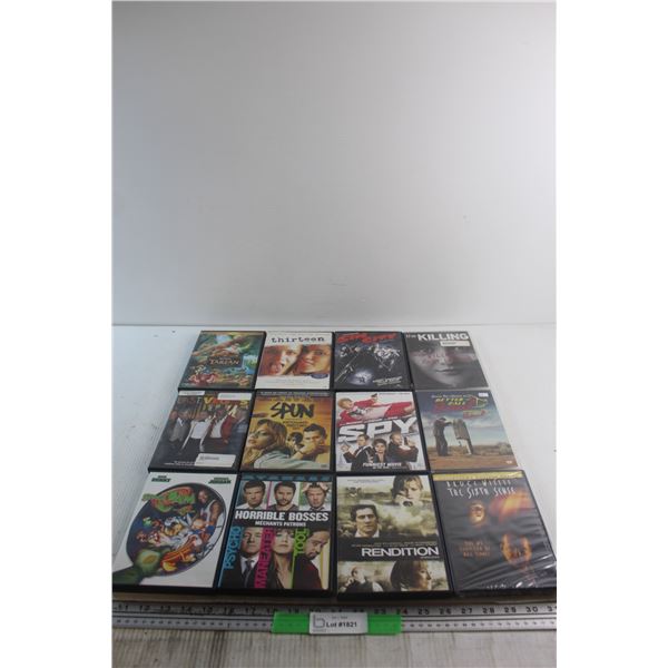 (12) DVD Movies - Better Call Saul, Space Jam and Tarzan