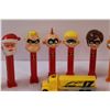 Image 3 : (9) PEZ: Incredibles, Garfield, Ladybug, Football , Santa, Nascar Semi
