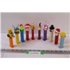 Image 1 : (10) PEZ: Bob the Builder, Disney Pluto, Santa, Dino Flintstones, Misc.