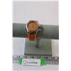 Image 1 : Tommy Hilfiger Quartz Watch - Orange Face & Band - Works