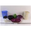 Image 1 : (8) Tupperware Items: Pitcher, Bowls, Dishes, Misc.