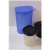 Image 2 : (8) Tupperware Items: Pitcher, Bowls, Dishes, Misc.