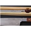 Image 3 : (2) Laguiole Knives (Chef & Bread Knives)