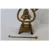 Image 4 : Brass Oriental Style Dinner Bell w/Hammer (11" tall)