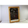 Image 1 : Vintage High Quality Mirror - Solid Oak Frame (16 1/2" x 24 1/2" - good condition)