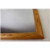 Image 3 : Vintage High Quality Mirror - Solid Oak Frame (16 1/2" x 24 1/2" - good condition)