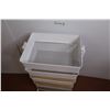 Image 3 : *5 Shelf Rolling Craft/Storage Cart - 3 Lidded Trays - Can be Extended - Like New (39" x 30" x 32" -