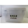 Image 4 : (3) Insta View Clear Totes w/Lids & Handle Locks (44 quart Cap. 21"L x 15"W x 11"H)