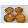 Image 2 : (4) Lesco Mid Century Modern Wooden Bowls (Made in Canada) - Small Teak Bowl (Made in Thailand)