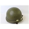 Image 5 : 1970's Canadian Army M-1 Steel Helmet - Rear Seam, Fiberglass Liner US in Good Condition