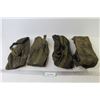 Image 1 : (4) Canadian Ammo/Pack Pouches w/Clips