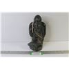 Image 1 : Collectible Wolf Original Inuit Statue (10" x 4 1/2")