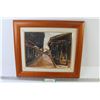Image 1 : Signed Oil Painting on Canvas wood frame (17" x 14 3/4")