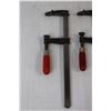 Image 2 : (5) Bar Clamps - All measure about 12"-14"