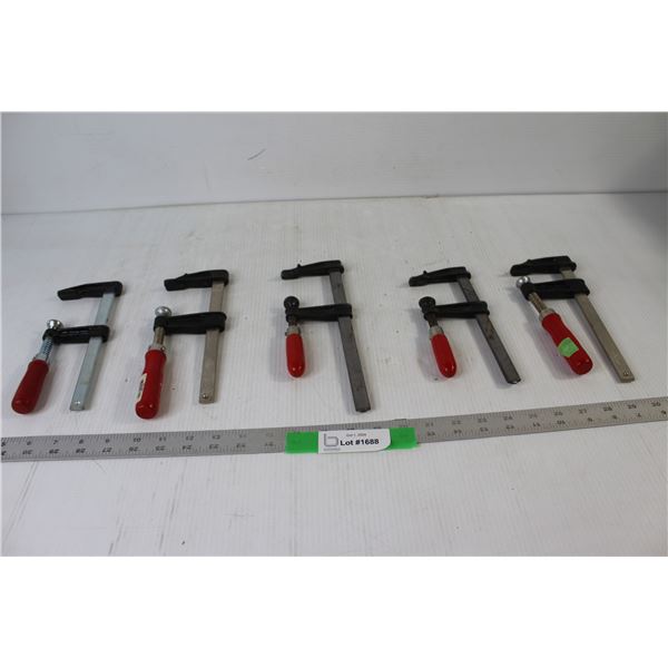 (5) Bar Clamps - All measure about 9"