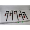 Image 1 : (5) Bar Clamps - All measure about 9 1/2"-14"