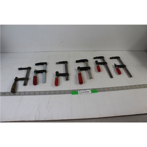 (6) Bar Clamps - All measure about 7"-10"