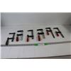 Image 1 : (6) Bar Clamps - All measure about 7"-10"