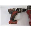 Image 2 : (3) Milwaukee Drills - One's Broken, Disc grinder - As is