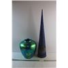 Image 1 : Cone Decor 30'' and Glass Vase