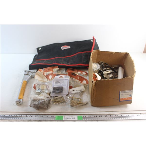 Door Hinges, Arrow Astener Staplet, Jobmate Tool Organiser and Latch Strike