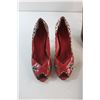Image 6 : (2) Pairs of Leopard Pattern Heels - Size 7 1/2, Leather Loafers and (2) Hand Bags
