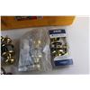Image 3 : Rubbermaid 24'' Tool Box and (6) Door Knob Sets - As is
