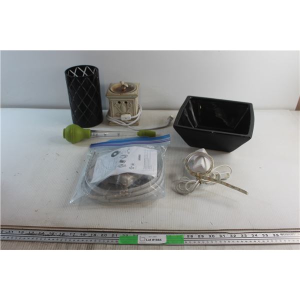 RGB Strip Lights, Vase, Decorative Light and Assorted Items