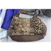 Image 12 : Leopard Pattern Purse, IKEA Blinds, WOK Frying Pan, Wall Decoration and Assorted Items