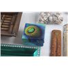 Image 5 : (3) Serving Trays, Aroma Sticks, Sea Shells and Assorted Items