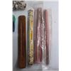 Image 7 : (3) Serving Trays, Aroma Sticks, Sea Shells and Assorted Items