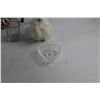 Image 4 : Square Vase, High Heel Wine Bottle Holder, (3) Glass Shots and Assorted Items
