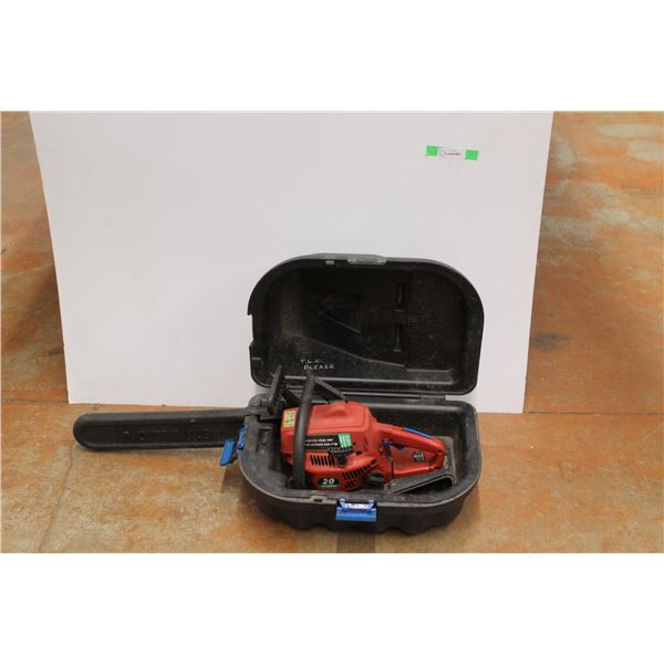 Homelite Gas Chain Saw with a Case - Untested