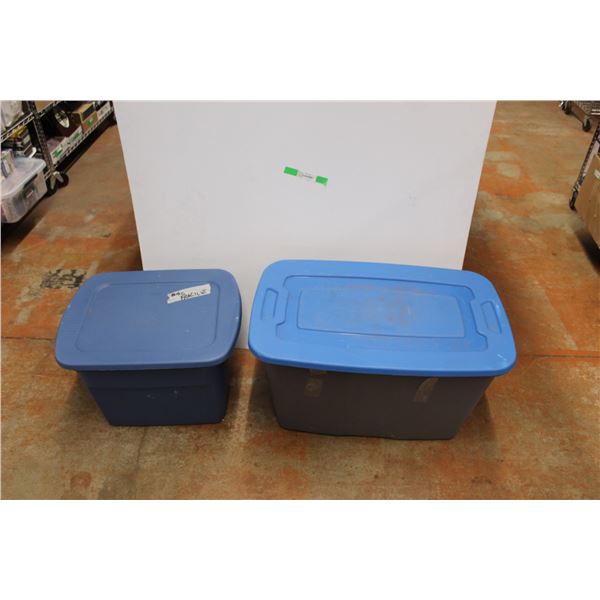 *Tuff Plastic Tote 32'' x 18'' and Sterlite Tote 38'' x 12''