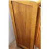 Image 4 : * Antique 1940's-50's Wood Display Hutch w/ Glass Door (2) Wooden Doors & (2) Shelves - 14.5" x 41"W