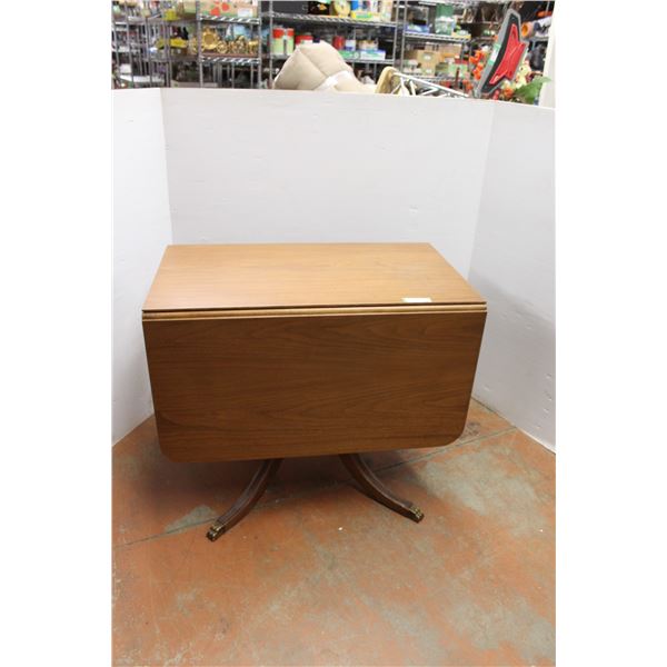 * Duncan Phyfe Folding Table w/ Drawer - 22" Wide Folded x 36" Long x 39.5" Tall - Unfolded: 58" Lon