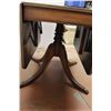 Image 3 : * Duncan Phyfe Folding Table w/ Drawer - 22" Wide Folded x 36" Long x 39.5" Tall - Unfolded: 58" Lon