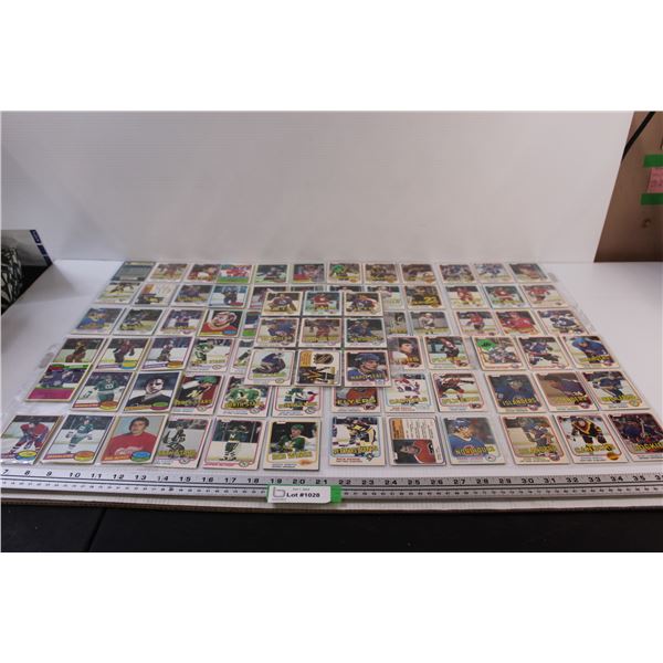 (9) Sleeves of OPC 1980's Hockey Trading Cards - Assorted