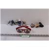 Image 1 : Senators Glasses, (8) NHL Player Figurines, (2) NHL Player Key Chains
