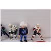 Image 3 : Senators Glasses, (8) NHL Player Figurines, (2) NHL Player Key Chains