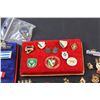 Image 3 : (2) Collector Boards of Military Pins & Assorted Travel Pins