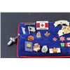 Image 5 : (2) Collector Boards of Military Pins & Assorted Travel Pins