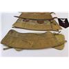 Image 5 : (3) World War II Canadian Gaiters/Anklets & Patch